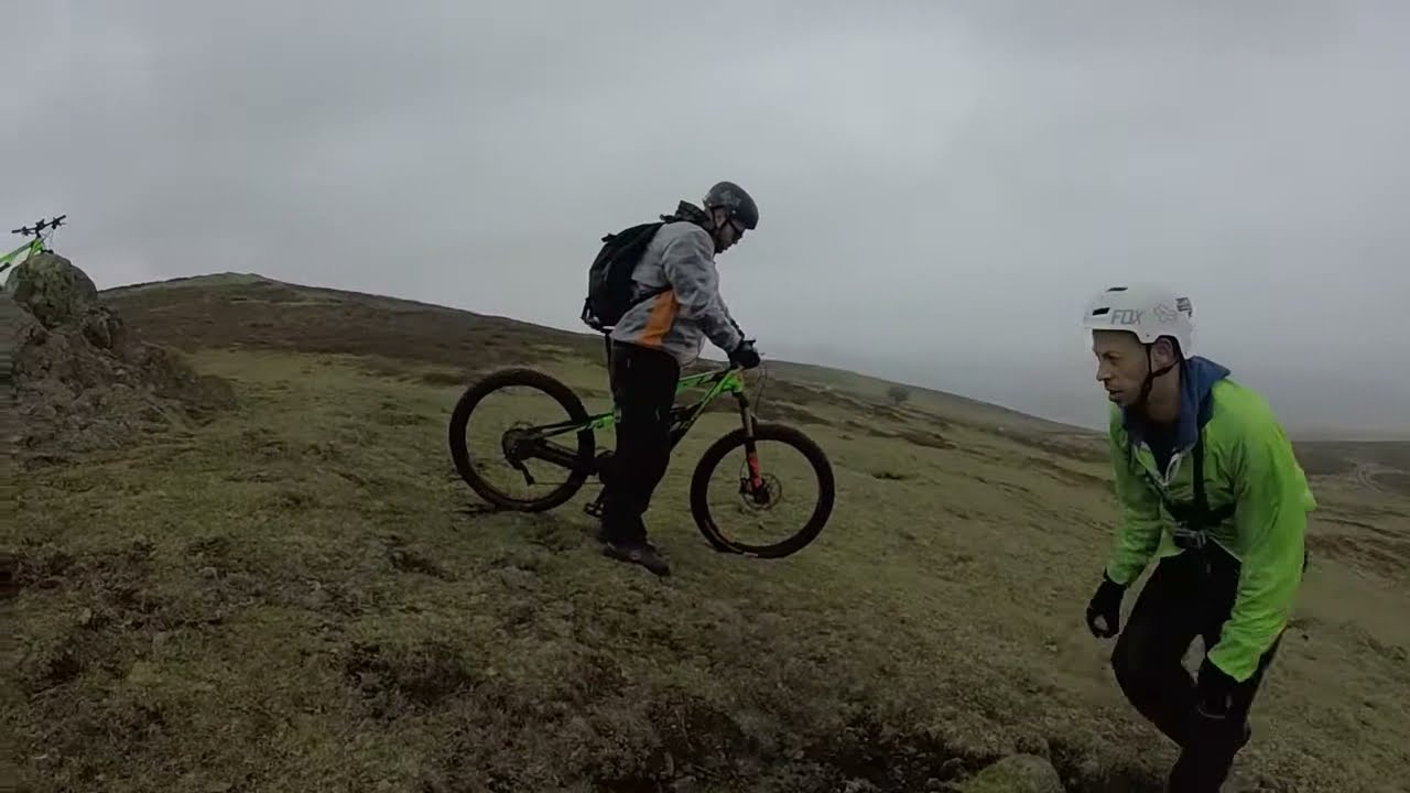 Long Mynd trail 8 GoPro march 2016 Scott E Genius sail