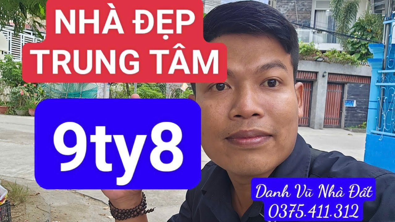 Bán nhà đẹp trung tâm nha trang giá 9ty8 
