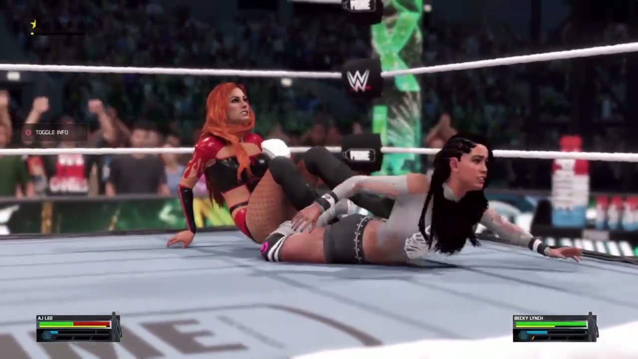 AJ Lee Vs Becky Lynch|WWE Women's Intercontinental Championship (WWE2K25)