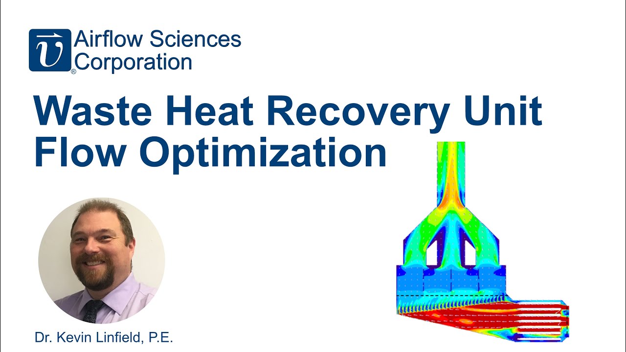 CFD Flow Modeling as a Tool for Waste Heat Recovery Unit Optimization