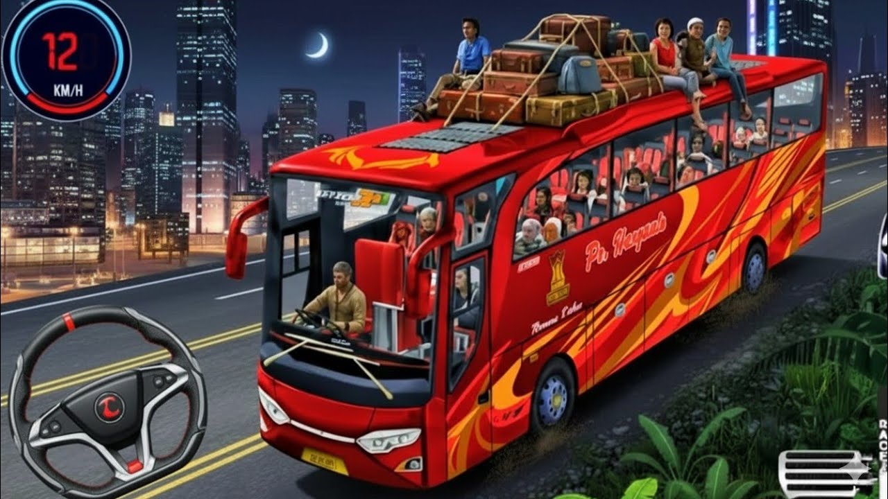 Bus Games 3D: New Bus Simulator 2026: Offroad Indian School Bus Driver - Bus Game - Android Gameplay