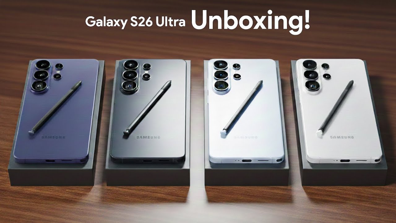 Samsung Galaxy S26 Ultra - Unboxing Concept