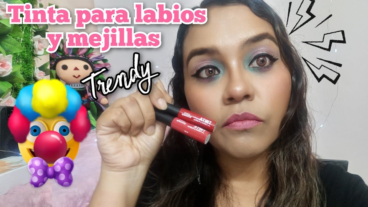 Tinta para labios y mejillas👄 Trendy de arabela🌺|Está potente 🤡