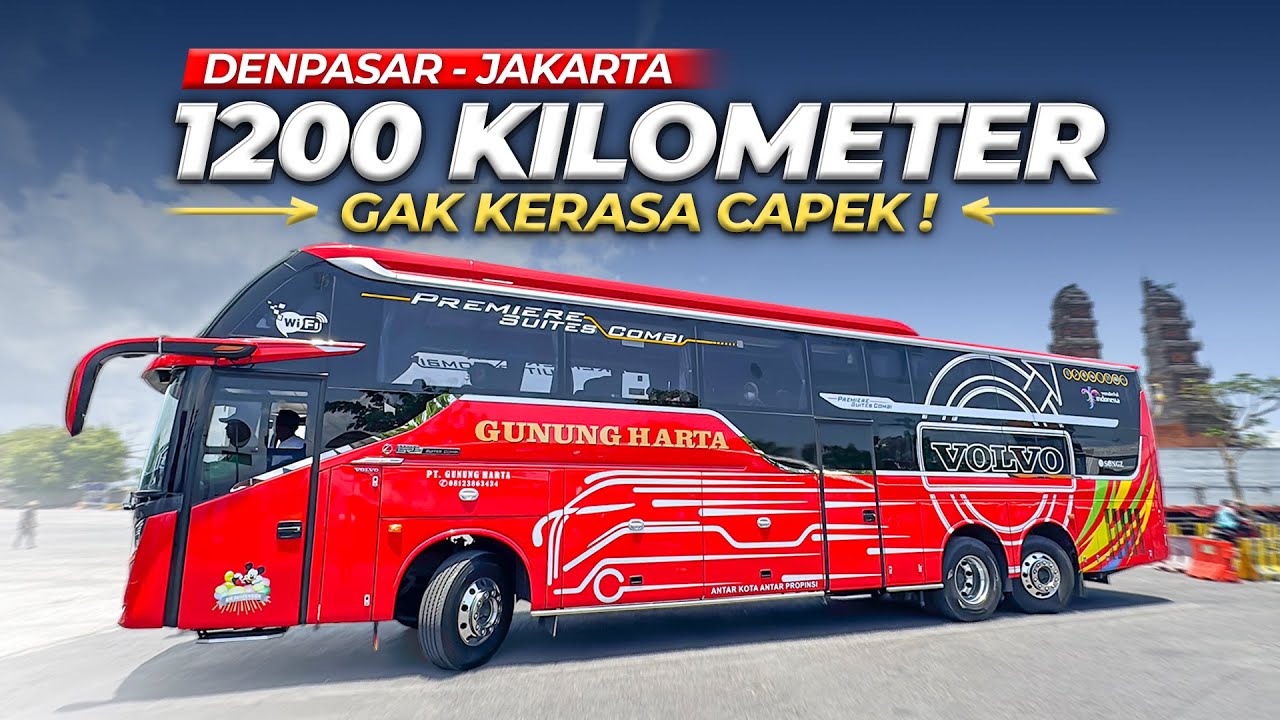 BALI JAKARTA GA BAKAL CAPEK NAIK BUS INI ‼️ Gunung Harta Tronton Combi Volvo #2