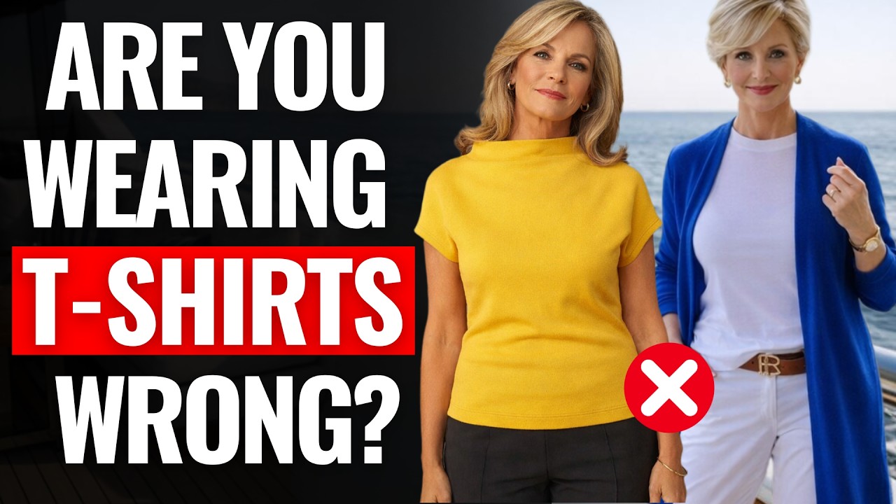 5 Genius T-shirt Styling Tricks That Makes You Look Instantly Stylish &  Expensive Over 50