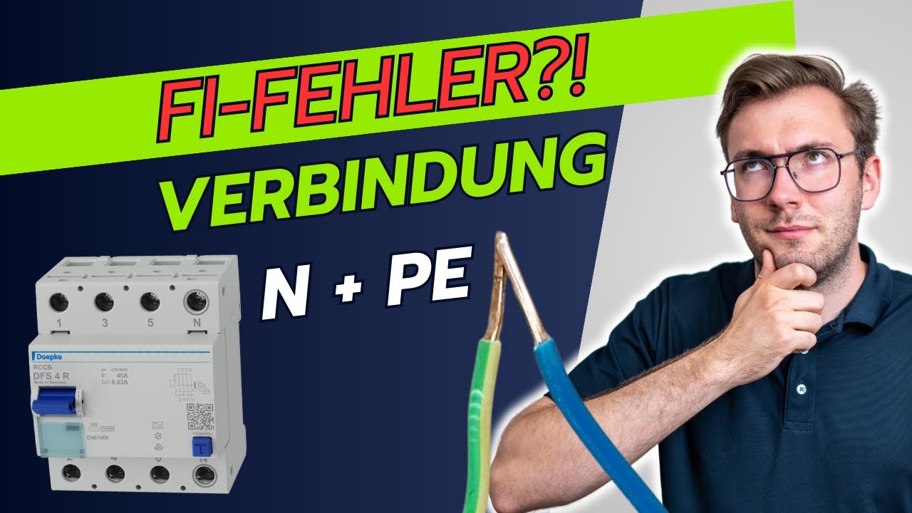 Warum löst der RCD bei N und PE Verbindung aus?