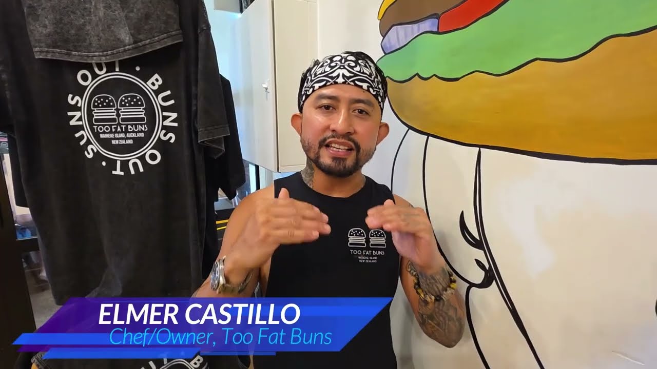 First for 2026 with Chef Elmer Castillo of Too Fat Buns in Waiheke Auckland NZ 