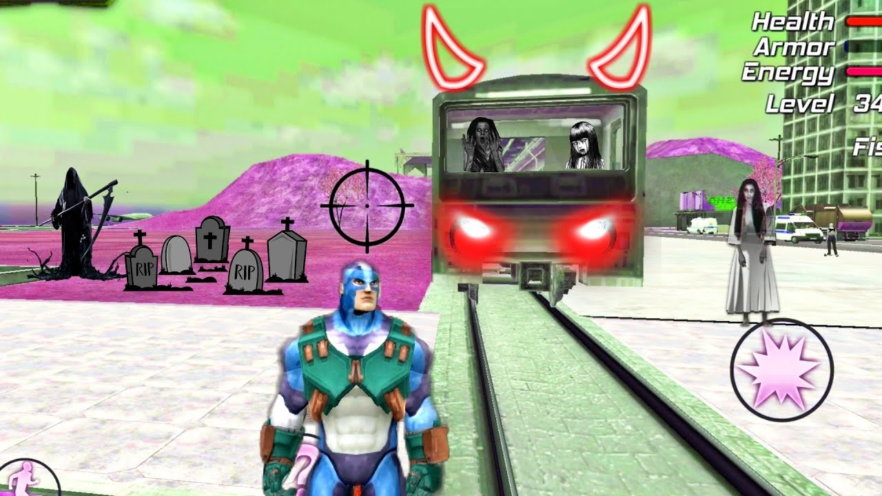 rope hero game | rope frog ninja hero game |  horror story of train | ninja hero | ghost in train