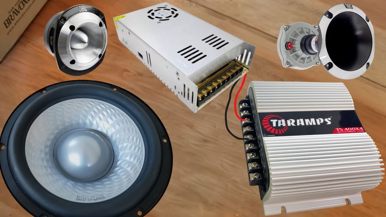⚠️Como INSTALAR Módulo Amplificador? ts 400x4 taramps | Carro placa mp3 bluetooth