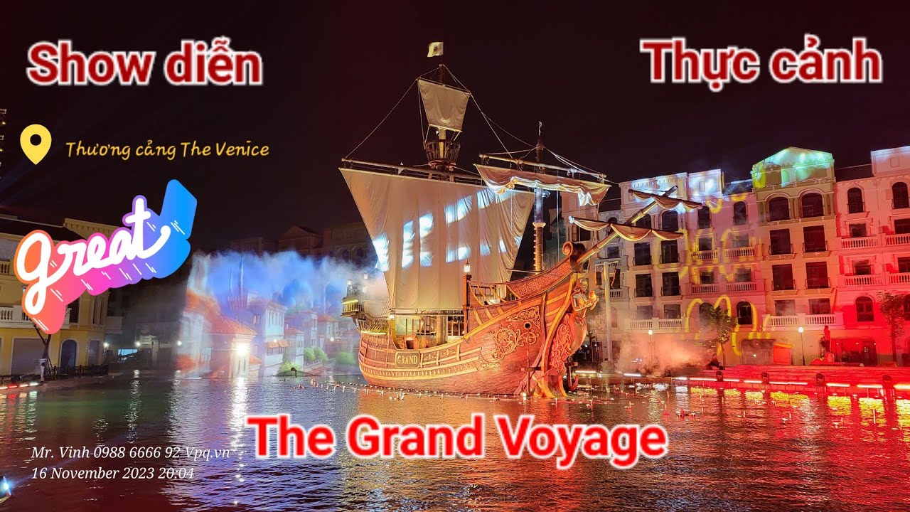 Show diễn thực cảnh The Grand Voyage tại Mega Grand World H&agrave; Nội [Bản Full]