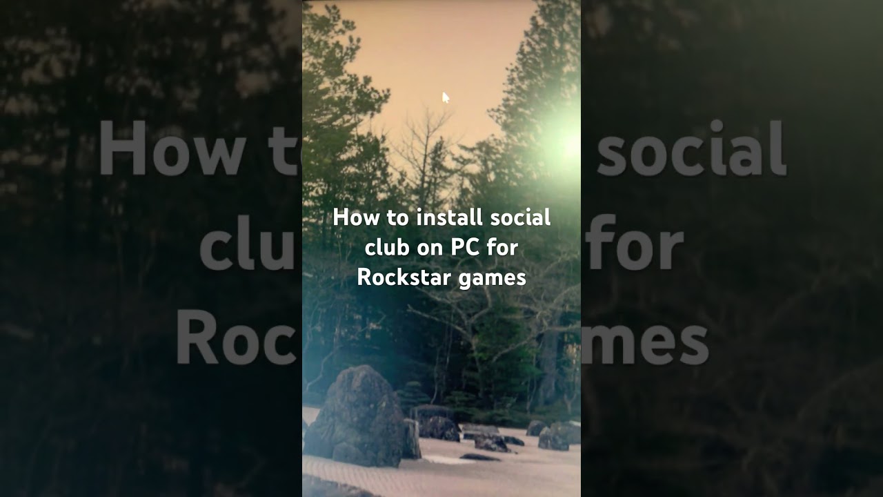 How to install social club on PC for Rockstar games