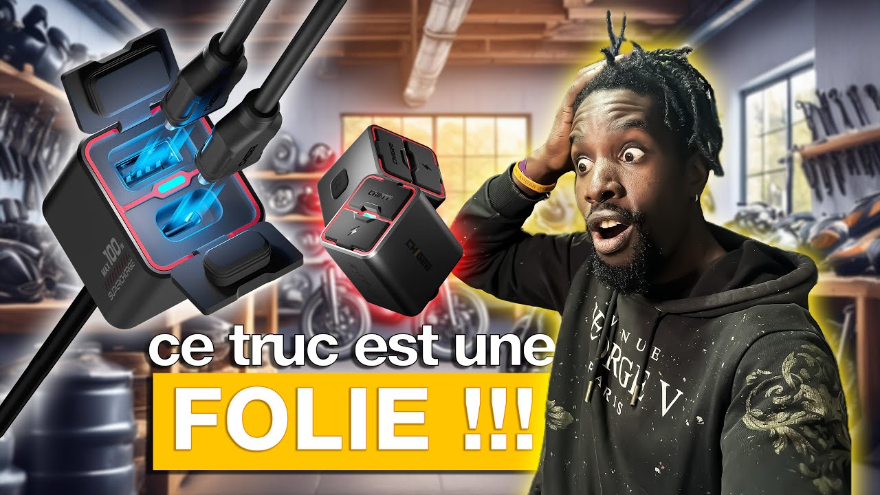 Chigee TR100 : Meilleur chargeur de batterie MOTO/USB du marché ! Je te le fais gagner !! 😱😱😱