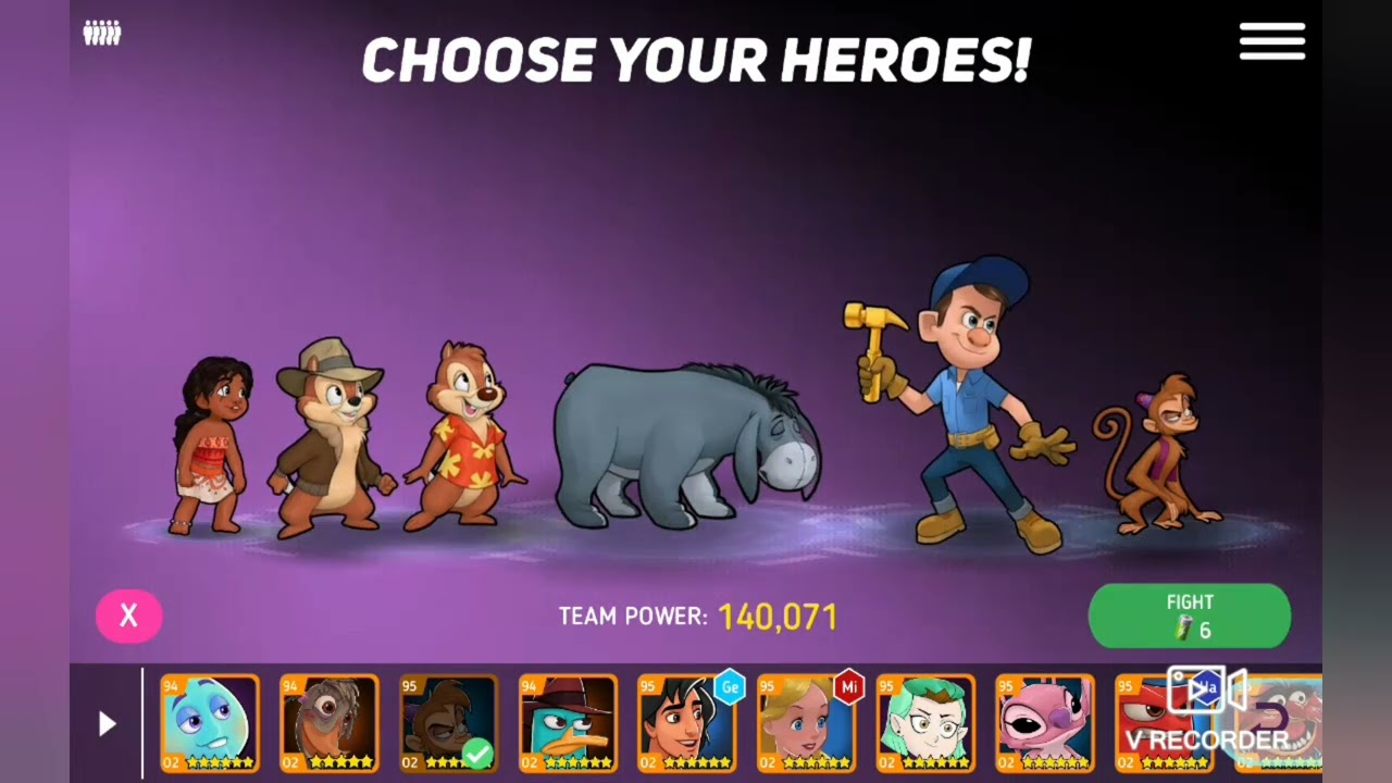 My Top 5 Strongest Battle Team Power 34 From Disney Heroes Battle Mode #DisneyHeroesBattleMode