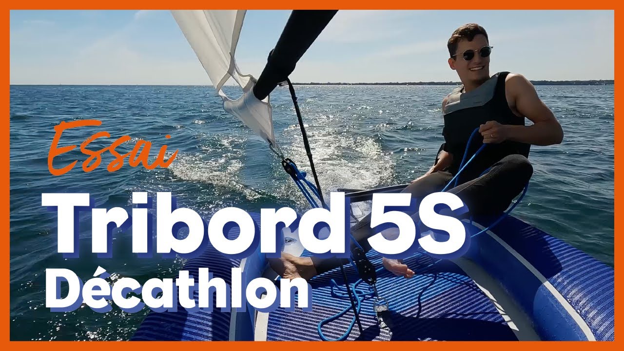 Essai Tribord 5S, plus qu'un dériveur gonflable ?! + BONUS (Je chavire 🙃 !!)