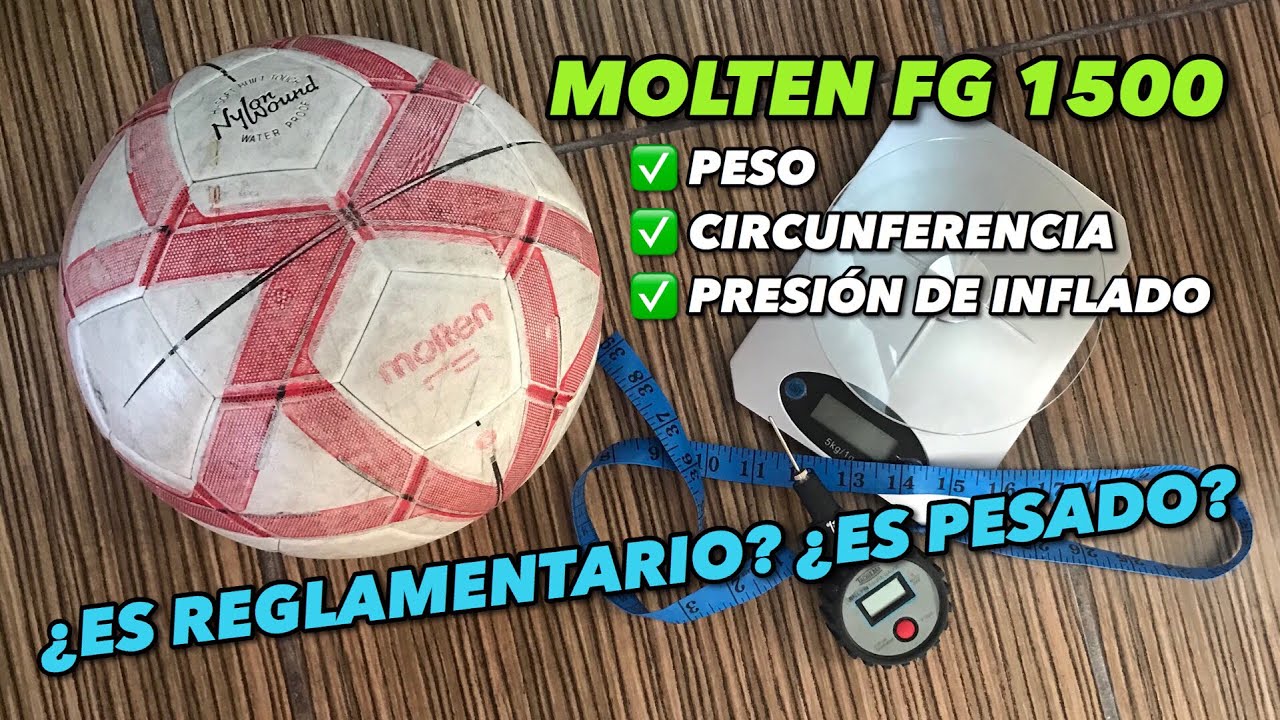 MOLTEN FG 1500 | REVIEW | PESO, MEDIDAS, PRESIÓN...