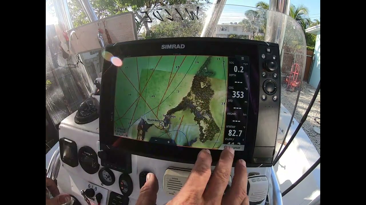 Florida Marine Tracks & NSS12 evo3Multifunction Display Miller Marine- Florida Keys Marine Mechanic