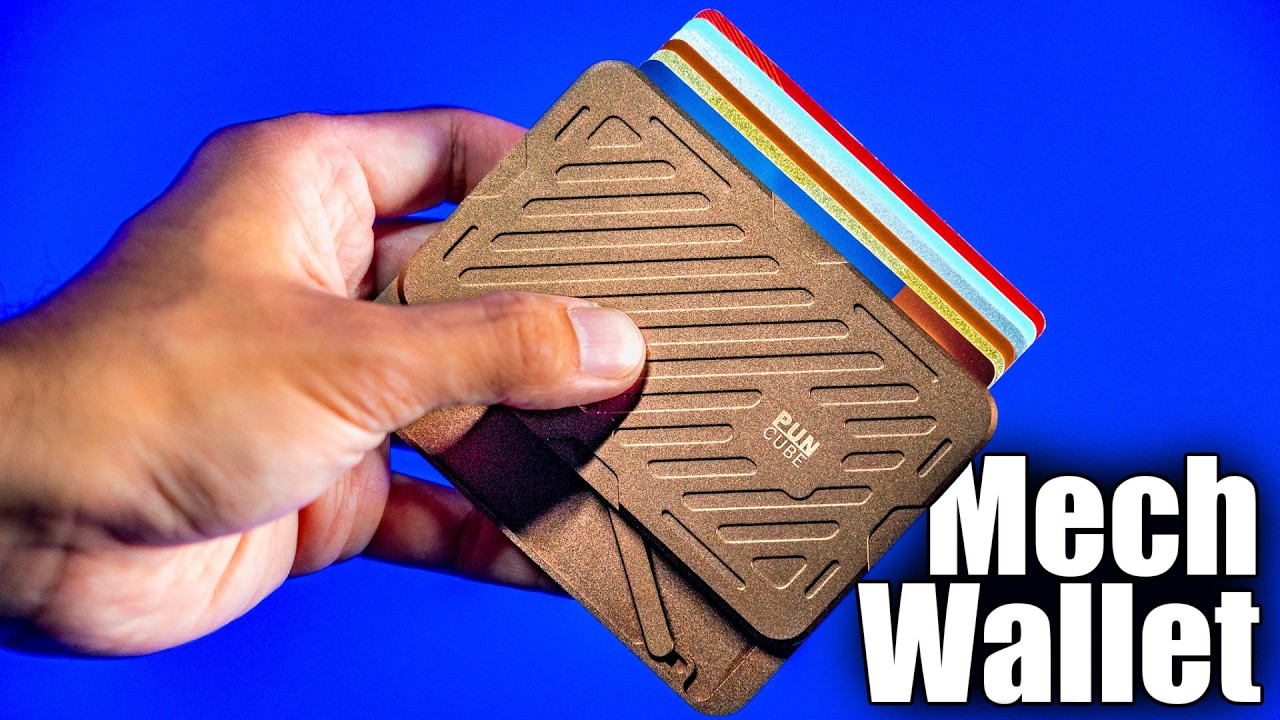 The Most Addictive EDC Fidget Wallet // PunCube Mech Wallet