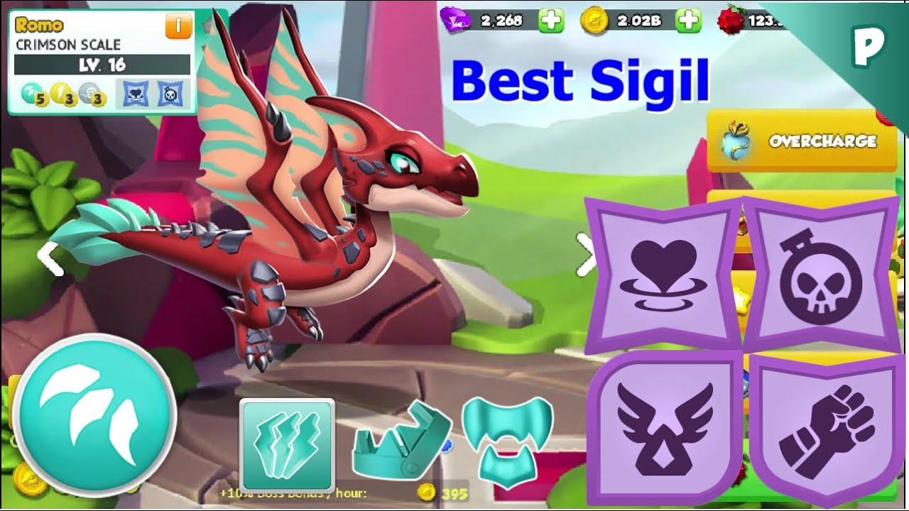 Best Sigil for Primal Crimson Scale Dragon-Dragon mania Legends | Longgui Cake event | DML