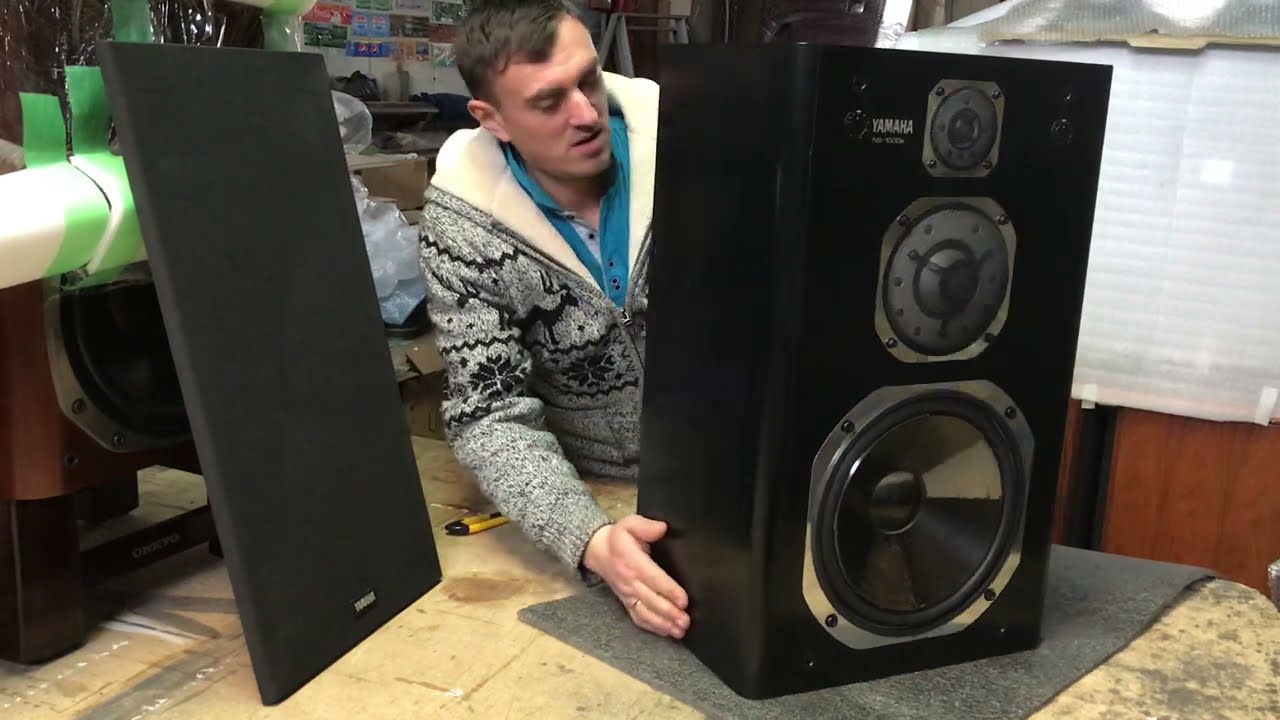 Распаковка посылок в 42кг (Yamaha NS-1000x) Made in Japan.