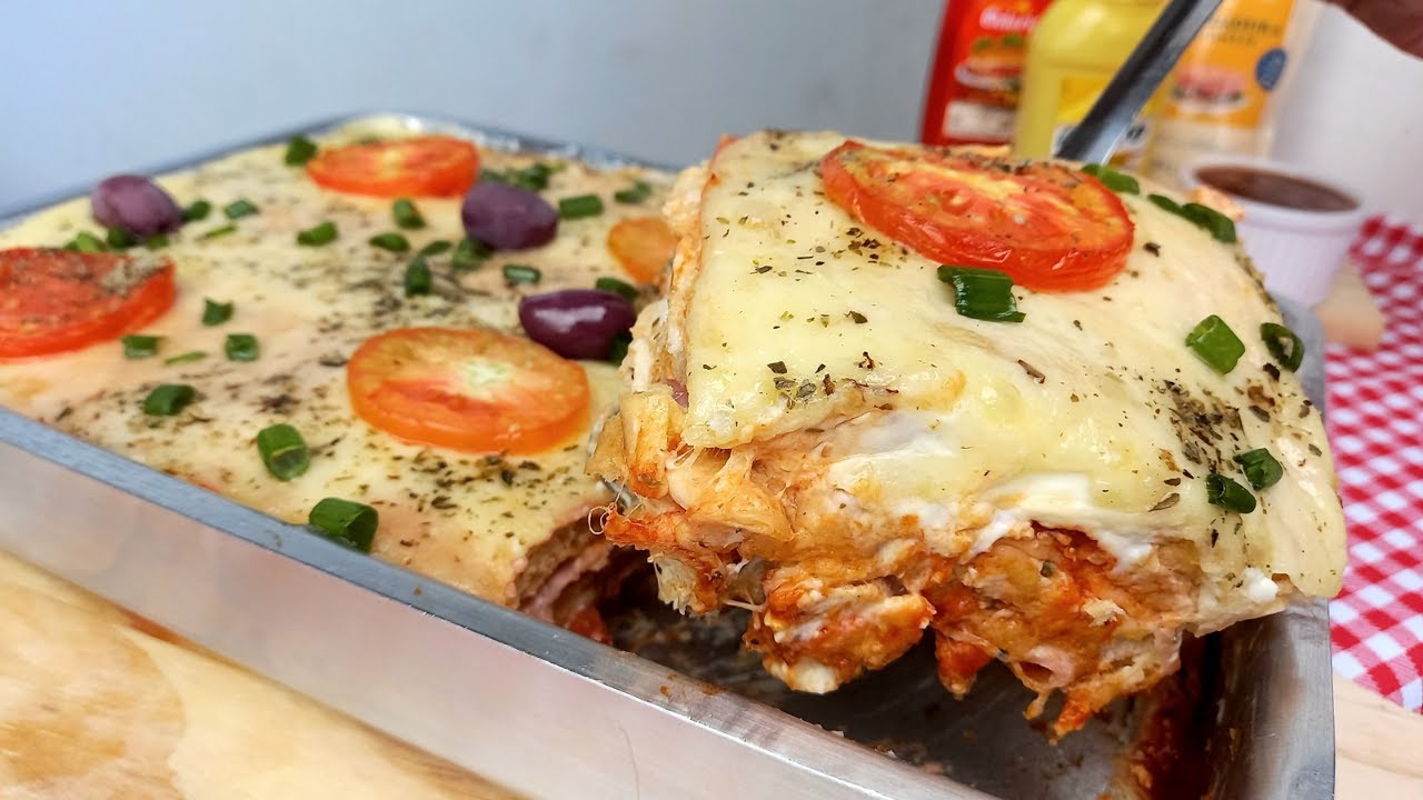 LANCHÃO DE FORNO SUPER PRÁTICO E DELICIOSO