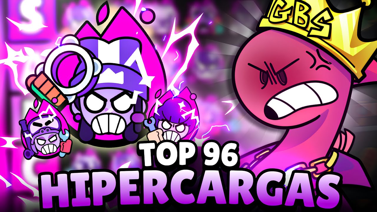 HIPER DA MINA QUEBRADA! TODAS AS HIPERCARGAS DE PIOR A MELHOR NO BRAWL STARS! #brawlstars