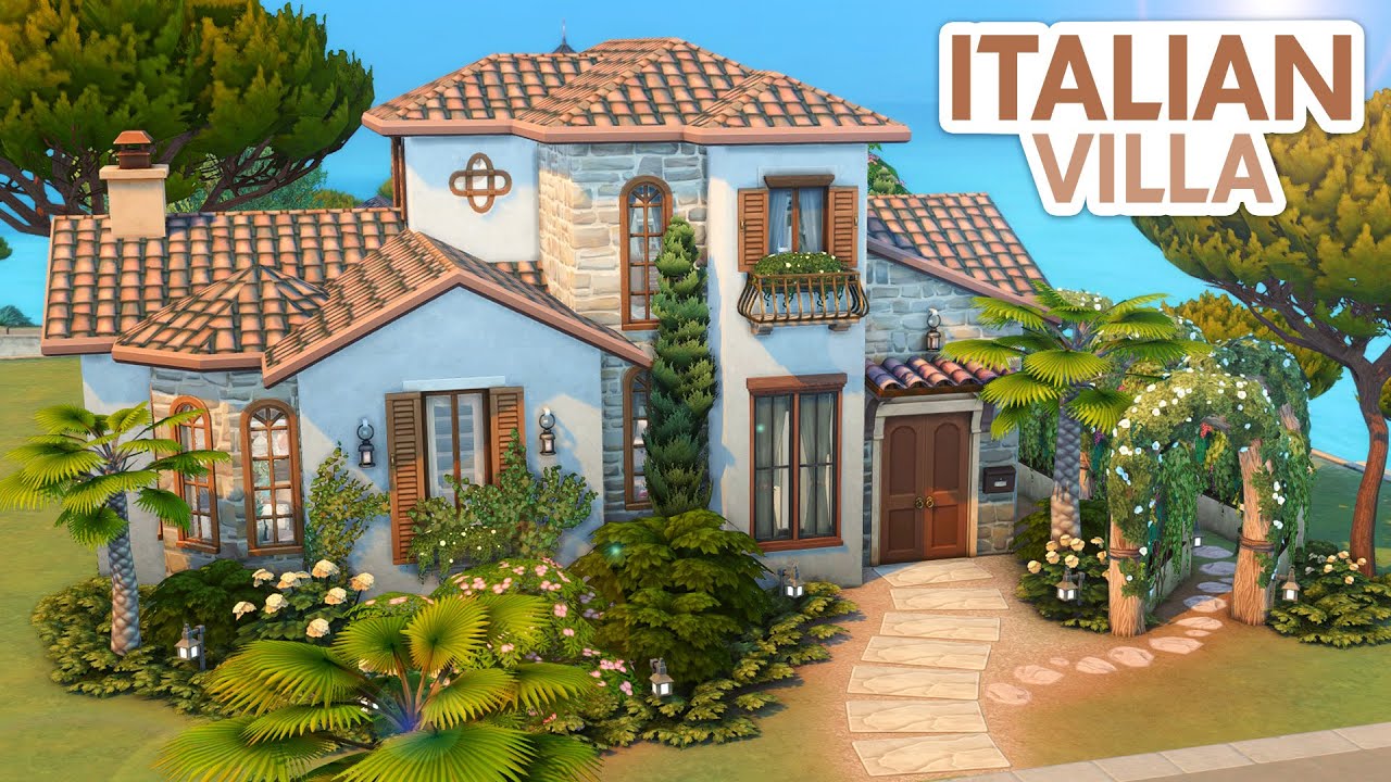 Italian Villa // The Sims 4 Speed Build