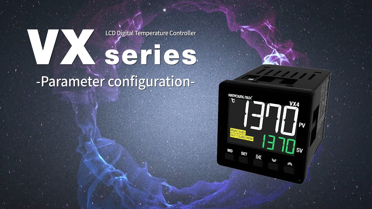 [Hanyoungnux] Temperature controller VX series - Parameter configuration