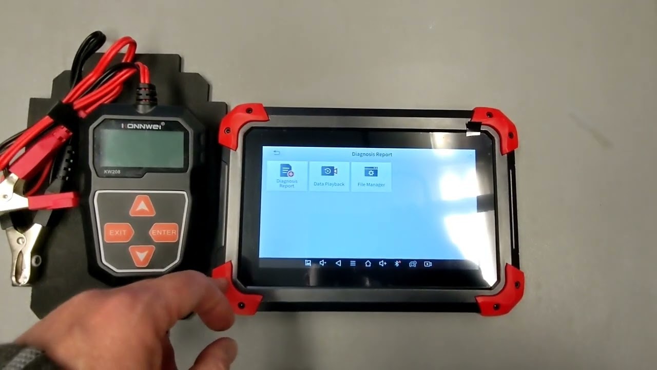 Konnwei KW208 Battery Tester -- how I use it