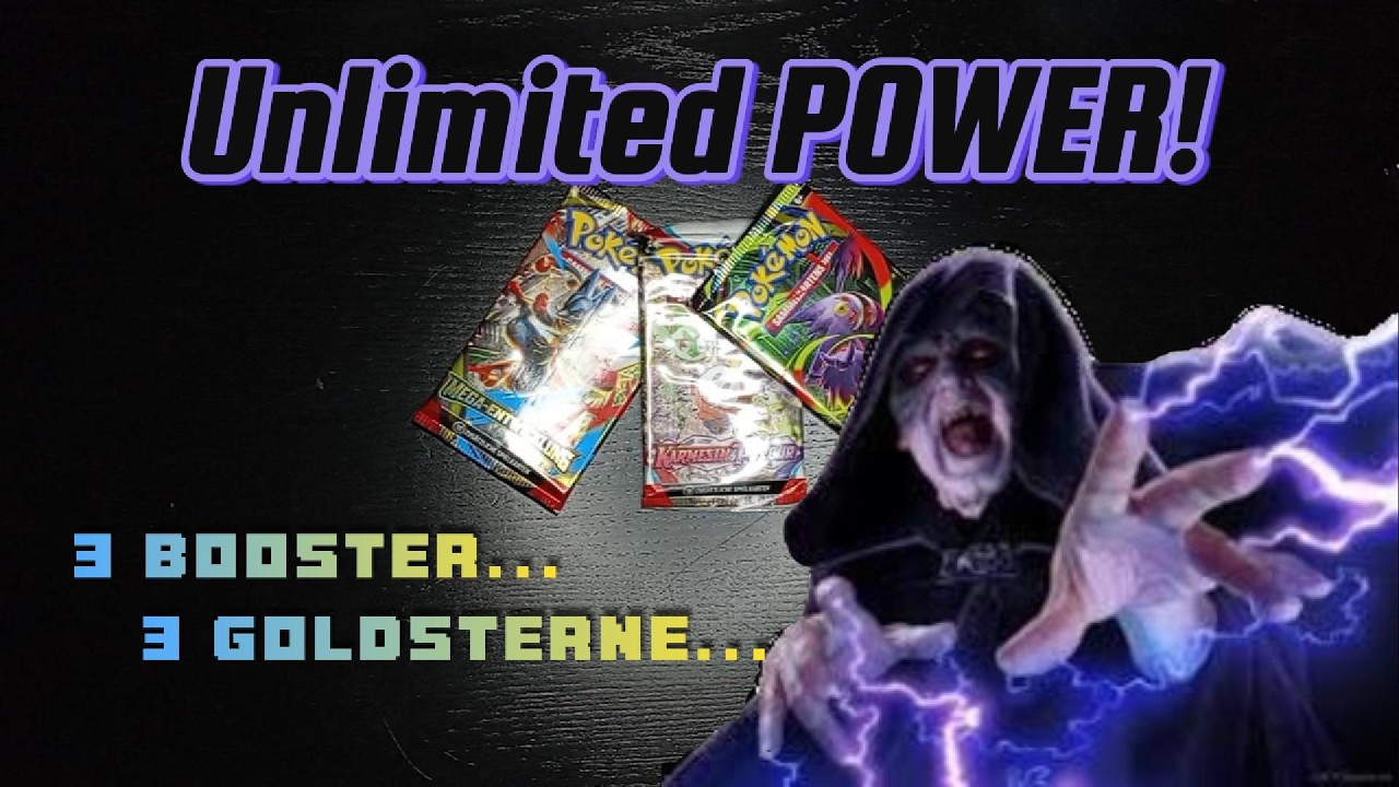 ⚡💪Unlimited Power⚡| 3 Booster - 3 Goldsterne #pokemon #pokepulls #pokemoncards #pokemontcg