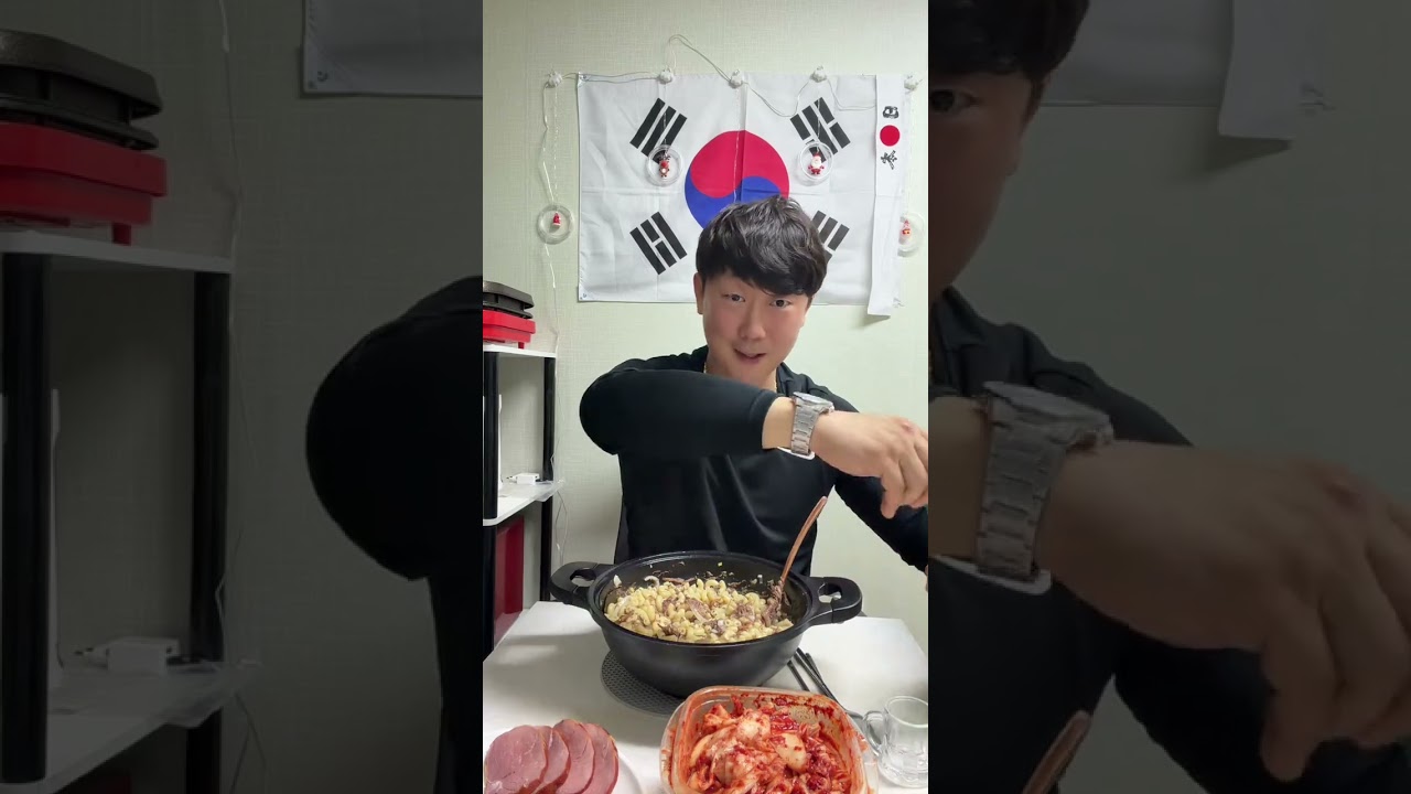 Ужин Корейца чек макарошки вкус детства 