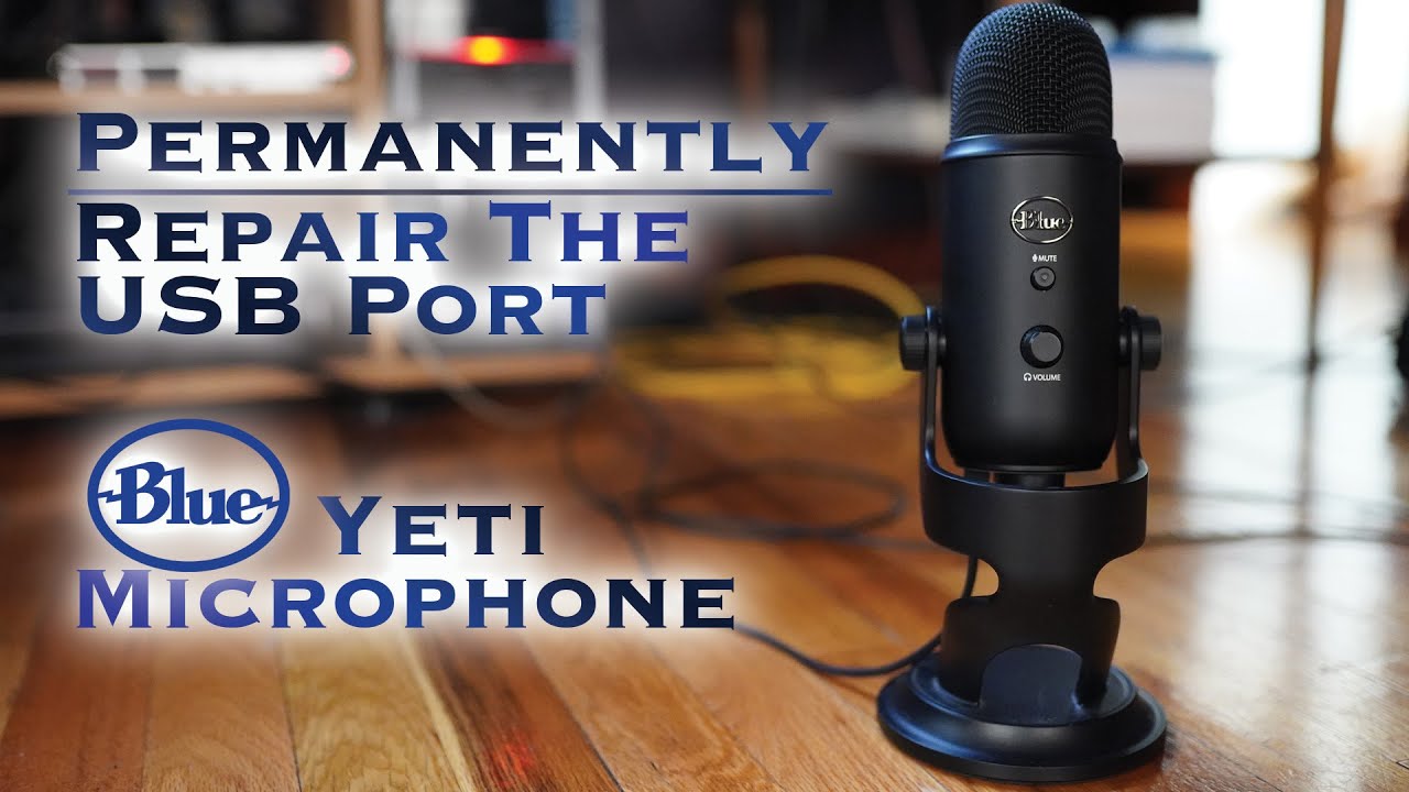 Как навсегда починить разболтавшийся USB-порт микрофона Blue Yeti