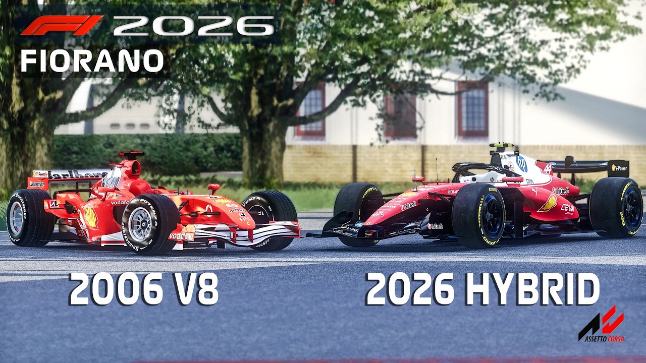 20 Years of Ferrari F1: V8 Screamer vs. 2026 Active Aero!