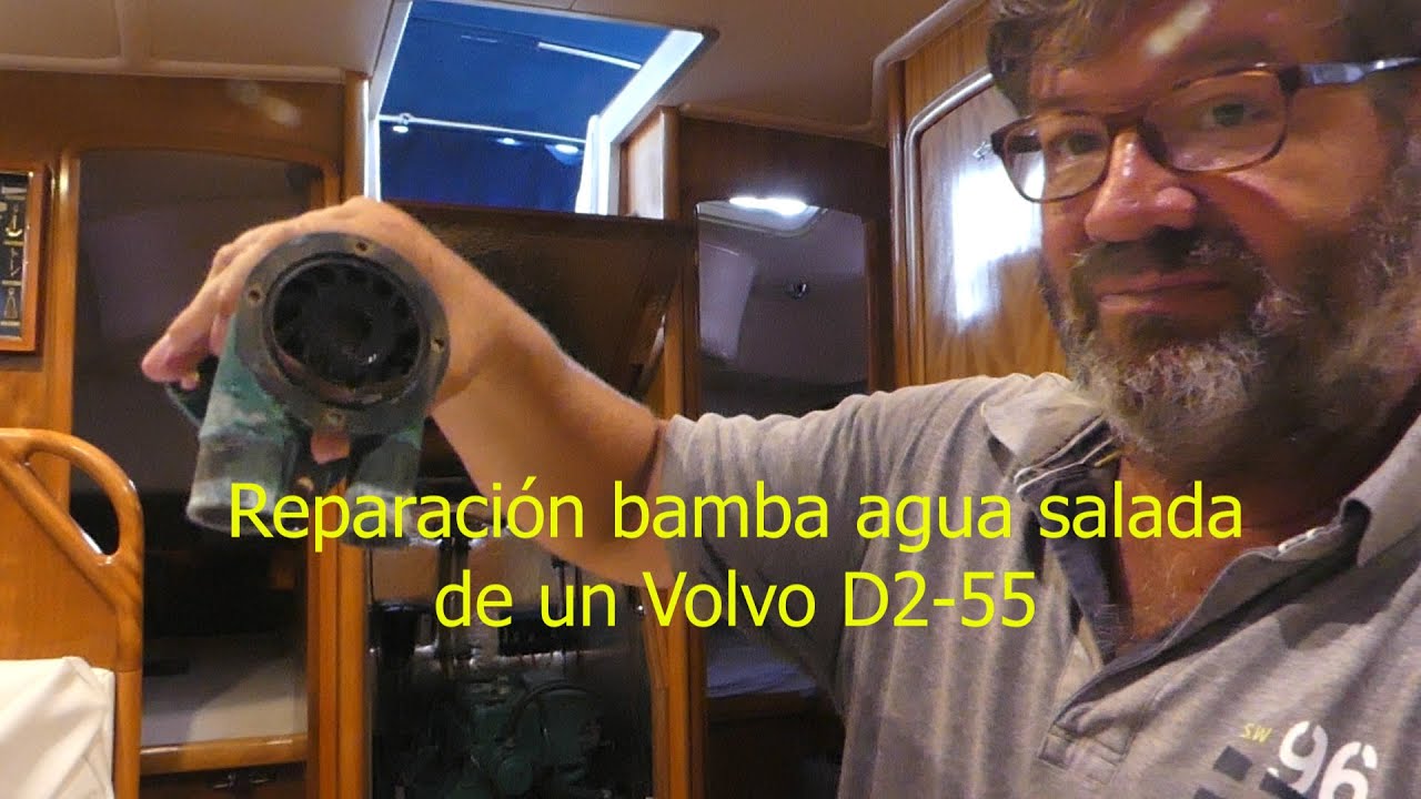 REPARACION BOMBA AGUA SALADA VOLVO PENTA D2 55
