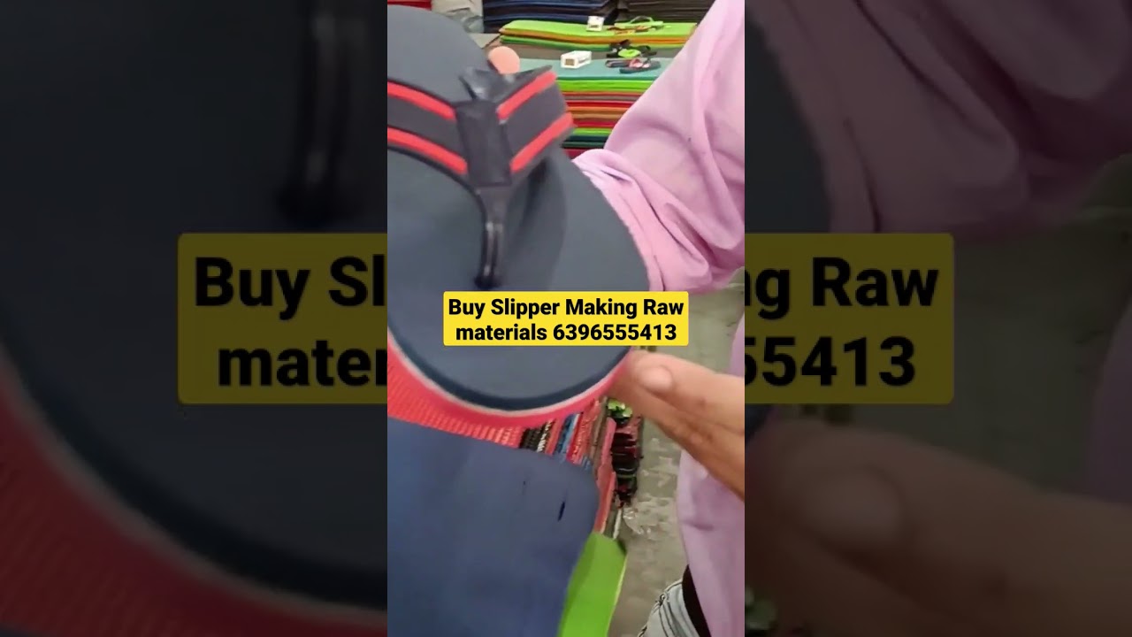 Slipper Sole Sheets Slipper making raw material #slippermakingmachine