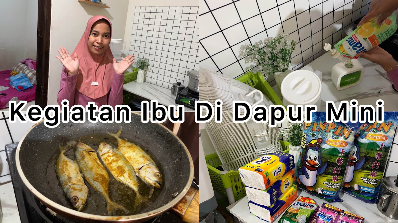 kegiatan ibu di dapur | unboxing kebutuhan dapur lanjut refill stock bulanan