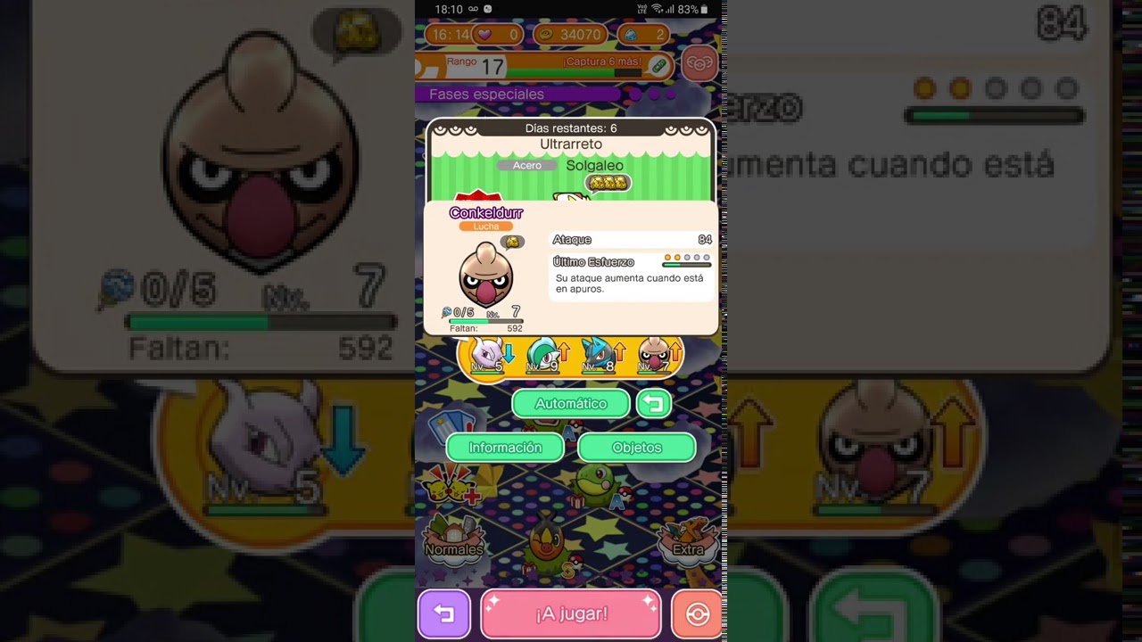 Solgaleo Pokemon Shuffle -Leer Descripción-