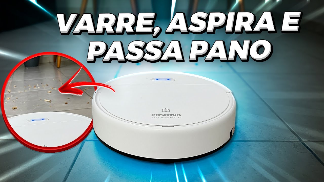 TESTEI O ROBÔ ASPIRADOR Wi-Fi DA POSITIVO! (Compatível com Alexa)