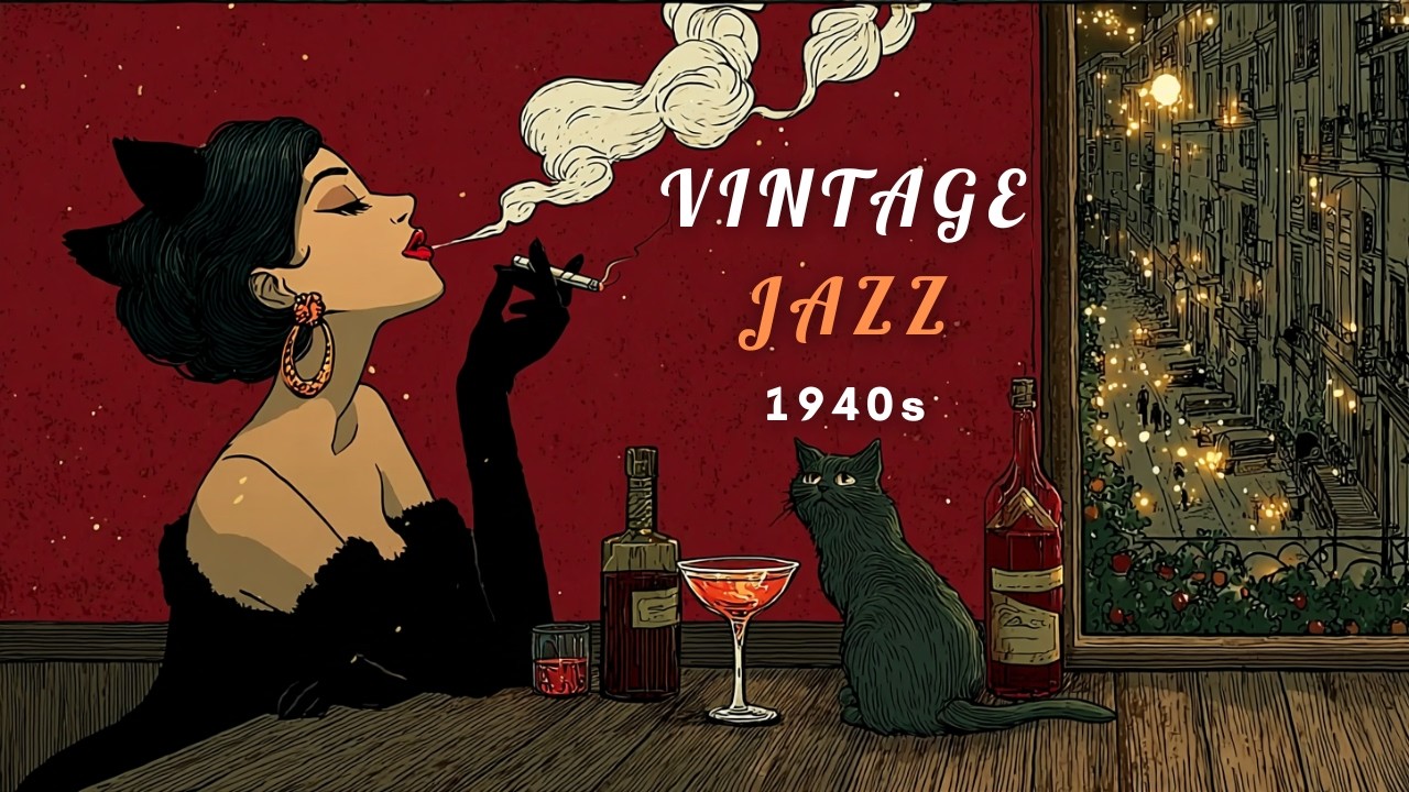 1940's Vintage Jazz Playlist - Trust the warmth of a vintage ribbon. | MEOW JAZZ