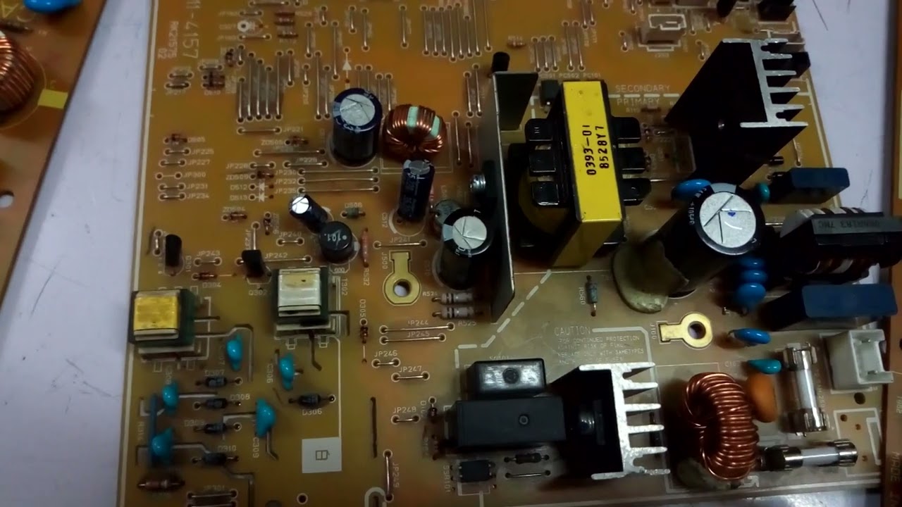 Parts Of motherboard High Voltage and low voltage Hp Printer Board Tutorial