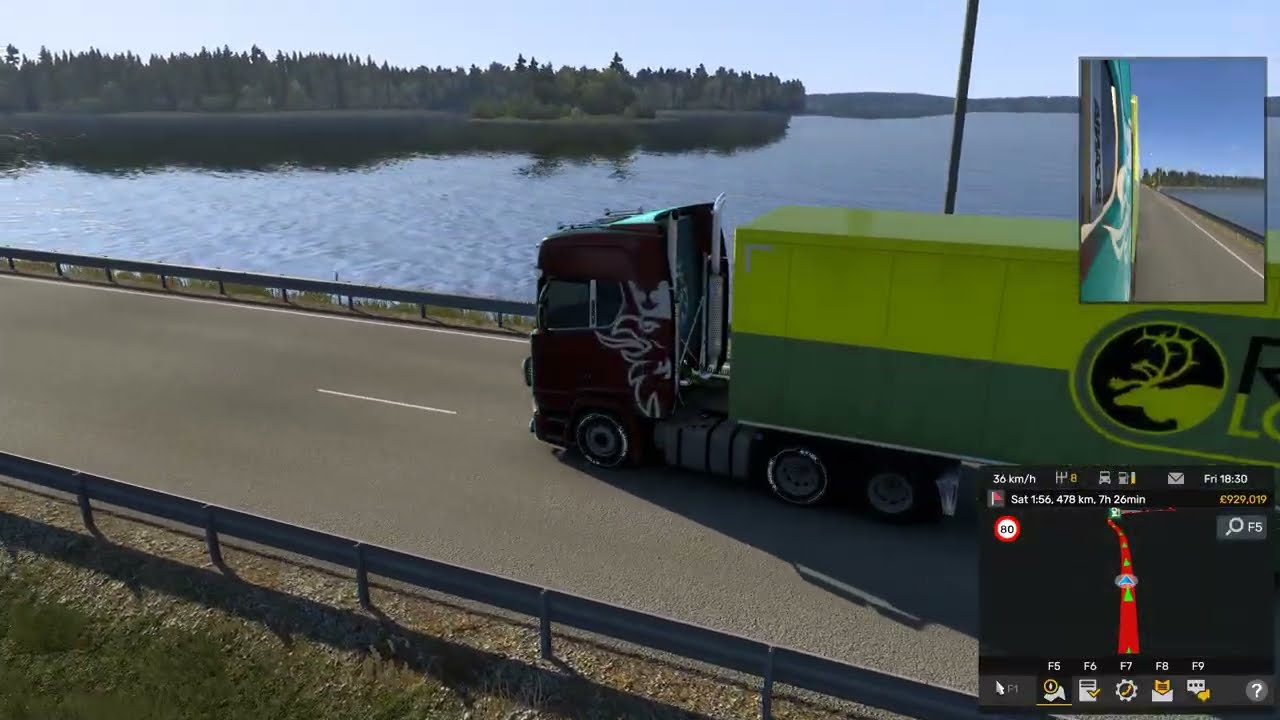 Final Destination 2 vibes. ETS2 Sweet Truck Haul job 279. Sugar from Mikkeli to Rovaniemi, Finland