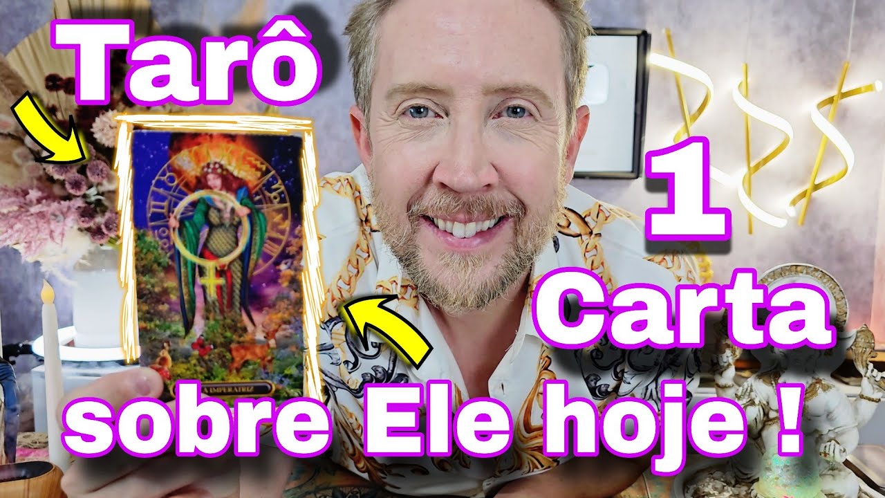 1 CARTA SOBRE ELE HOJE ! QUAL A ENERGIA DELE HOJE EM RELAÇÃO A VOCÊ?rei do oráculo hoje,bubatarohoje