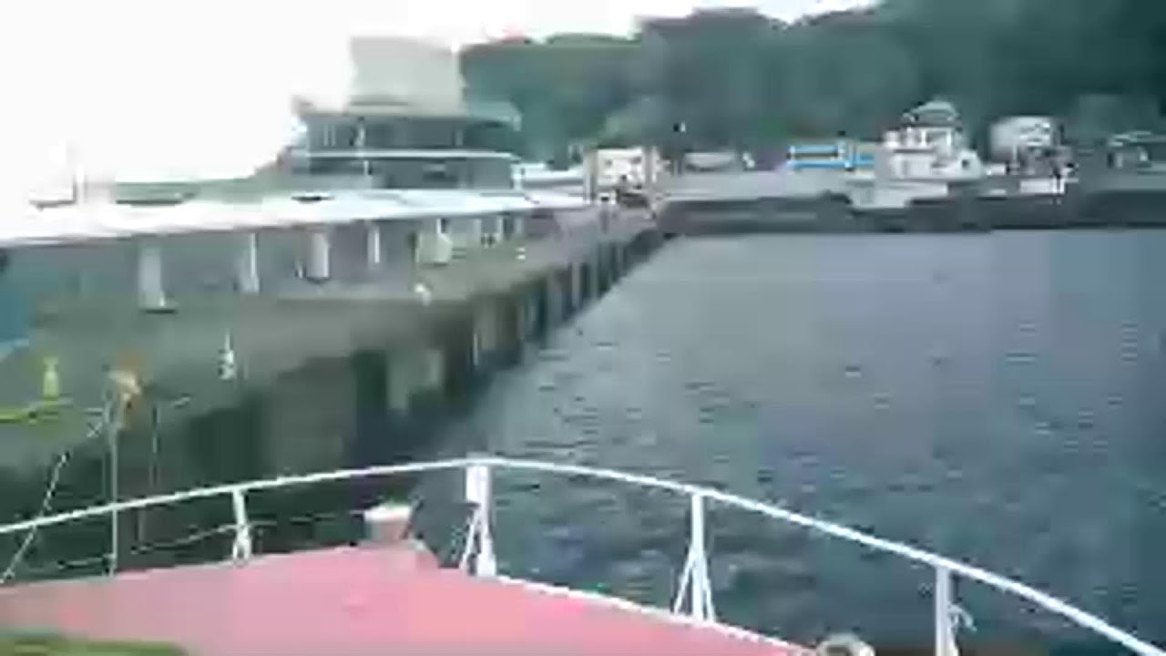 大島岡田港へ
