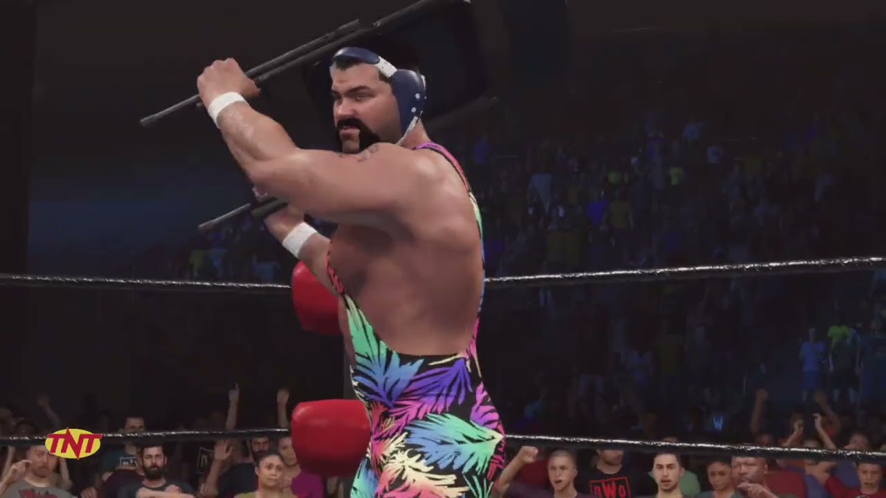 WWE 2K25: Кто настоящий чемпион США? Аполло Крюс против Рика Штайнера.