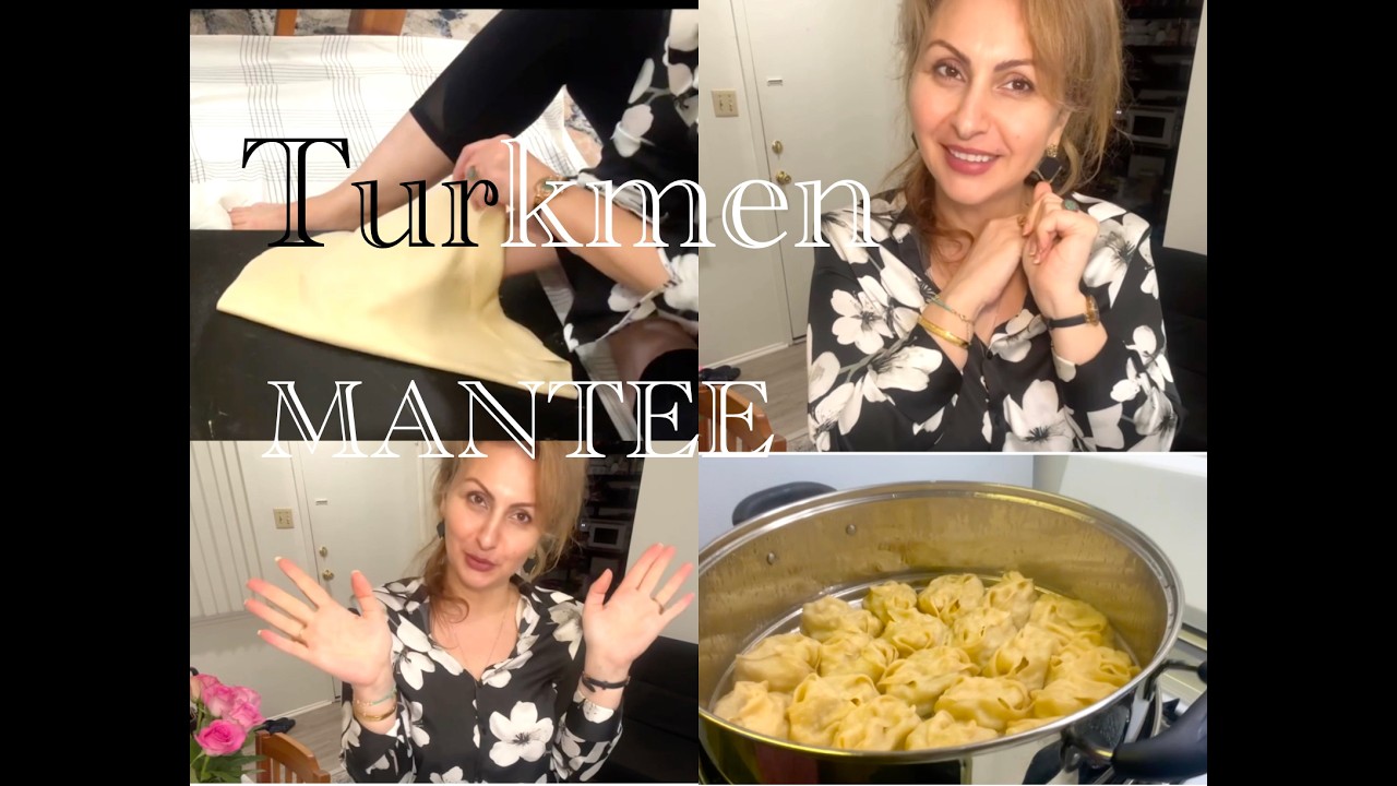 Turkmen Mantee/Vlog#52/Vegetarian food