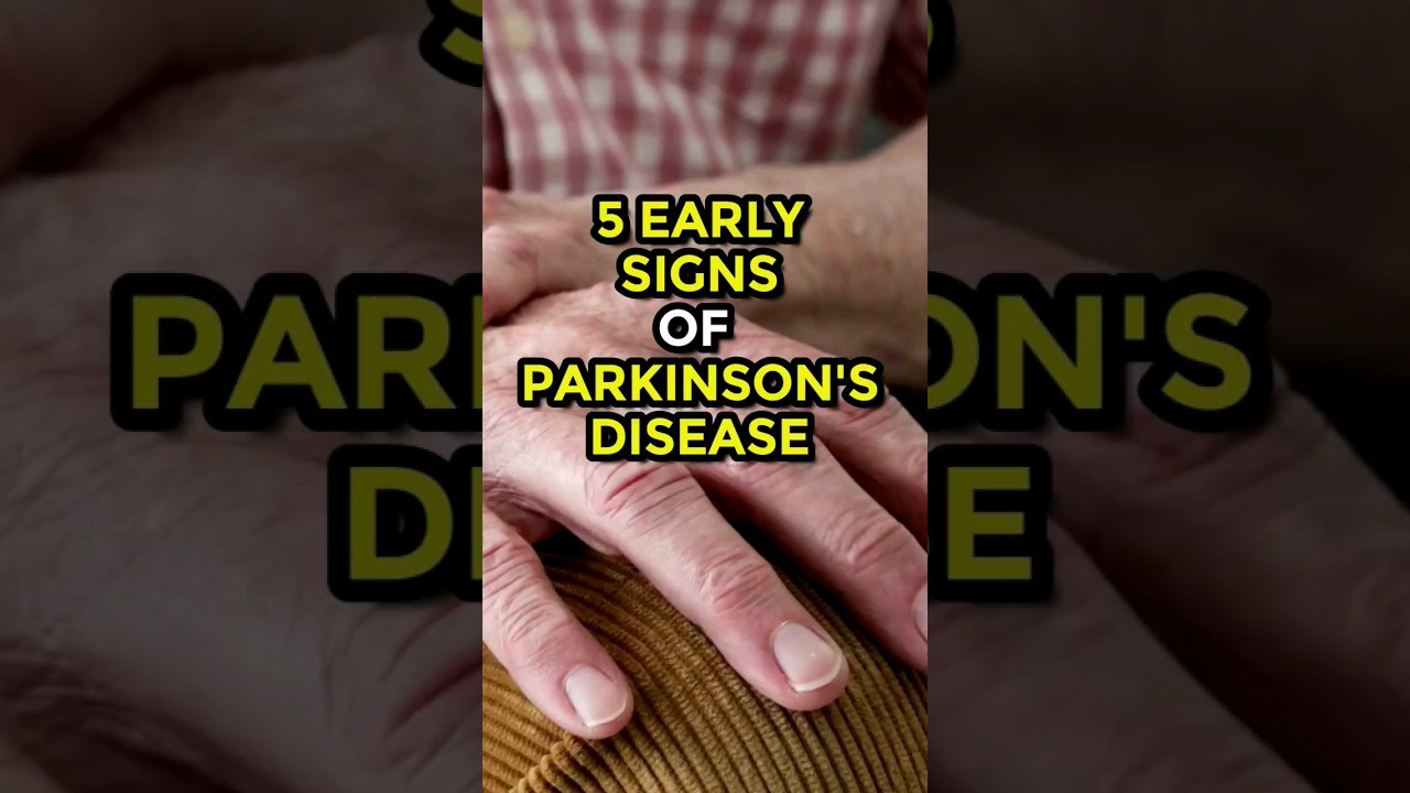 5 Early Signs of Parkinson's Disease #parkinson #ytshort
