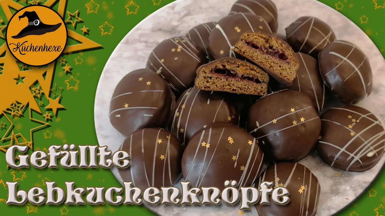 Gefüllte Lebkuchenknöpfe