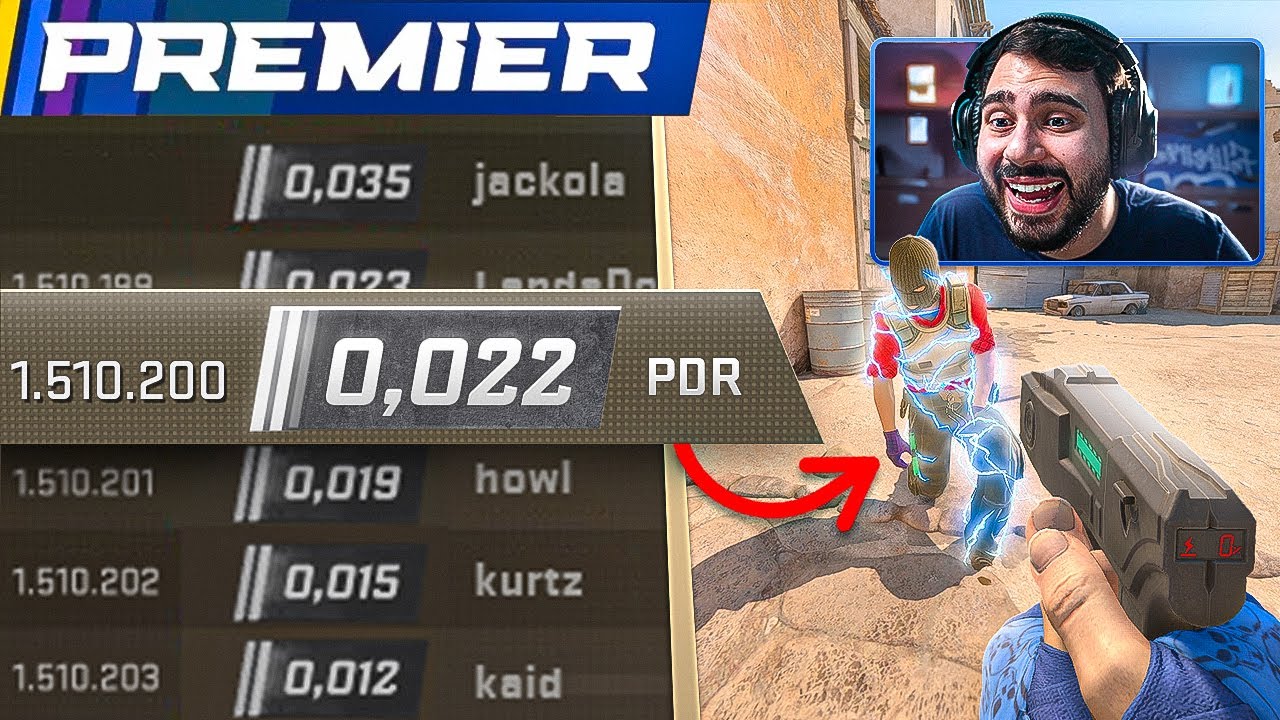 Joguei CS 2 na CONTA com o N&Iacute;VEL MAIS BAIXO do PREMIERE e testei a HABILIDADE deles KKKKKKKK