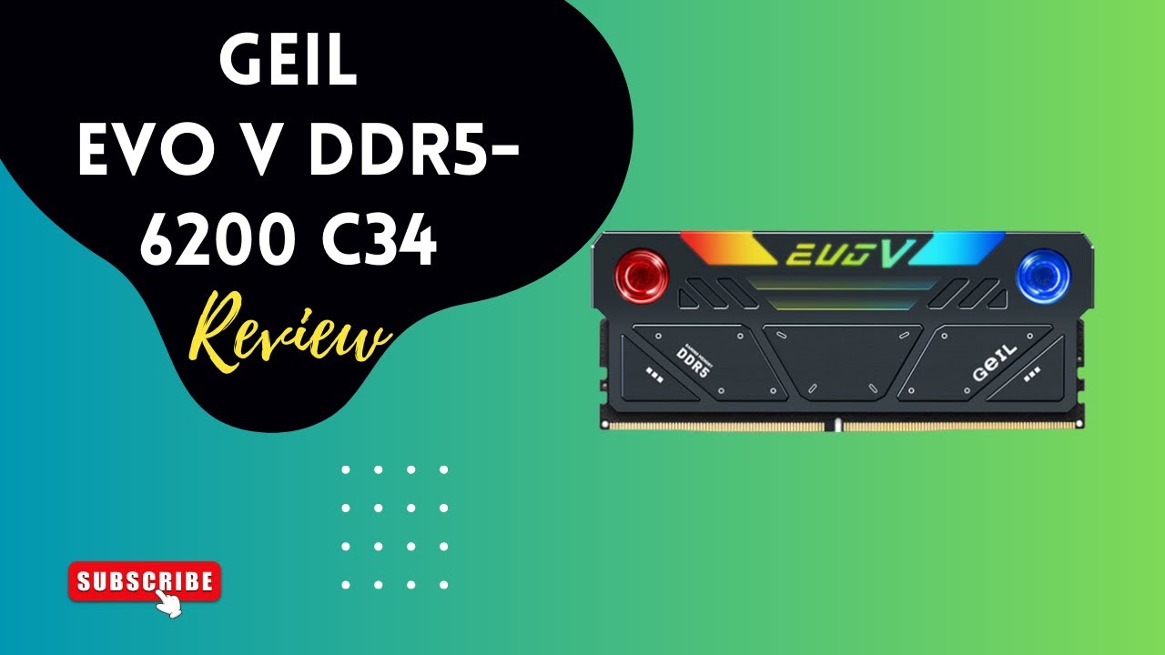 Mind-Blowing Performance: GeIL Evo V DDR5-6200 C34 Review!