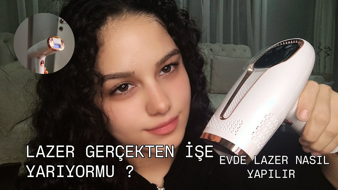 EVDE LAZER NASIL YAPILIR . İŞE YARIYORMU ? ✨