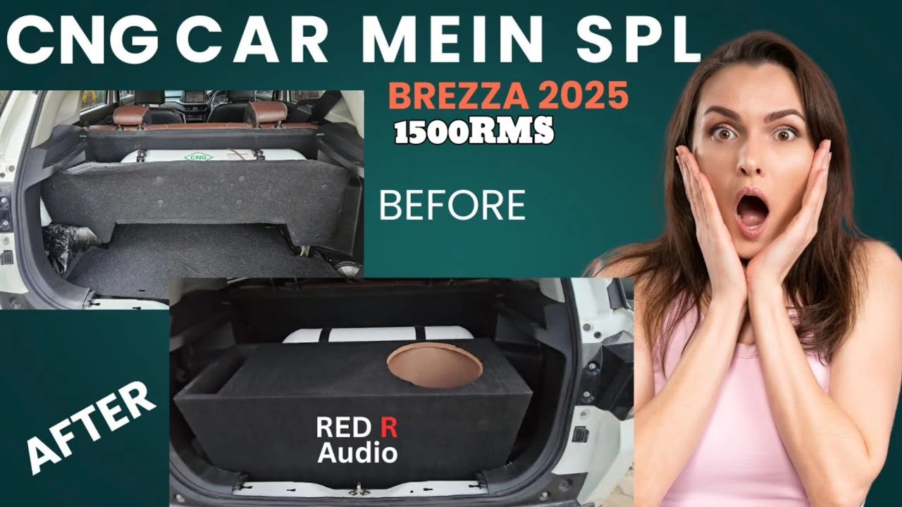 Brezza cng now you can install 12inch subwoofer #redraudio #Brezza #cng